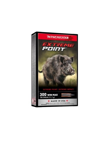 Bala Winchester Extreme Point Cal. 300 Win Mag 180 GR.