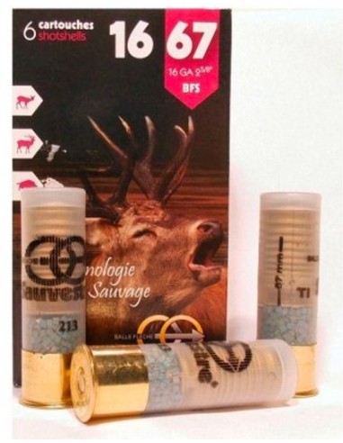 Cartucho bala Sauvestre Cal.16 7 gr.