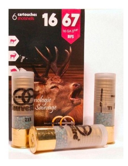 Cartucho bala Sauvestre Cal.16 7 gr.